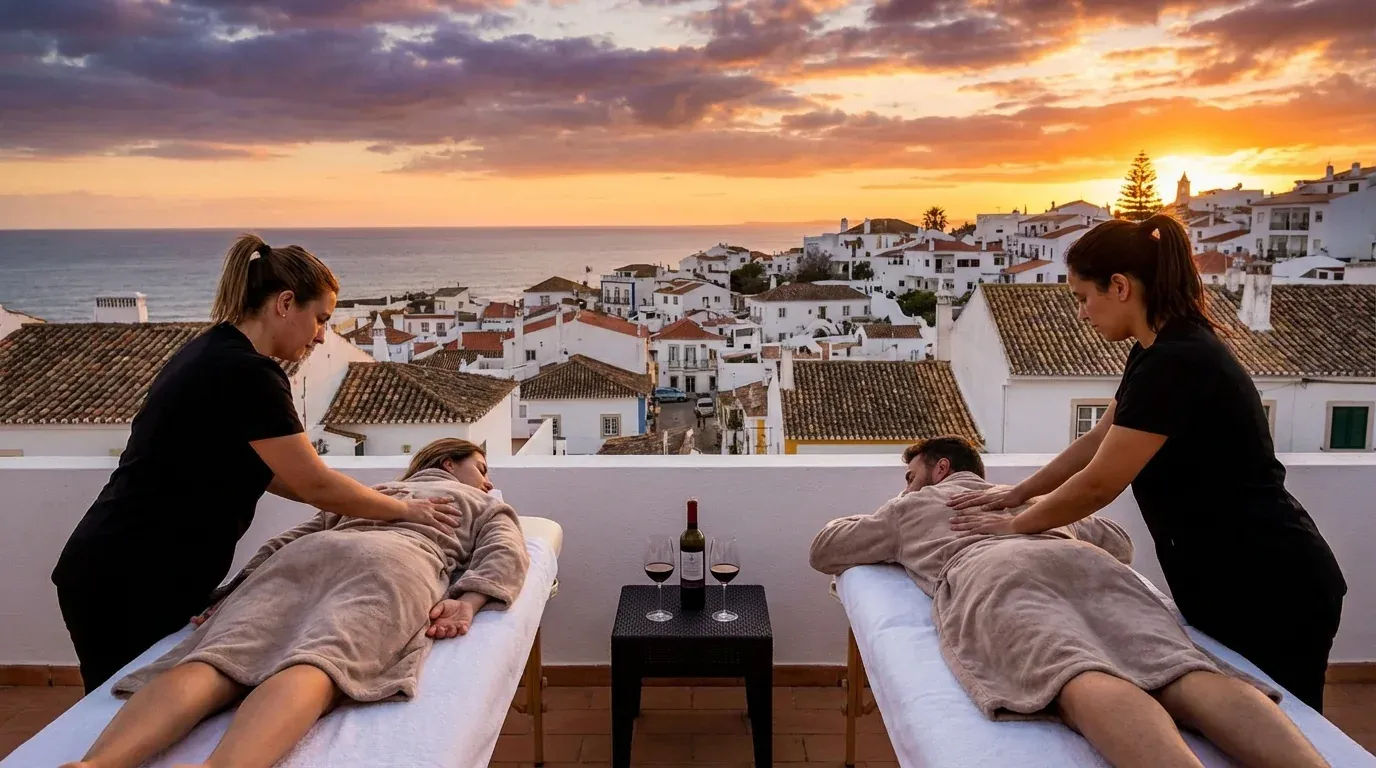 Sunset Wine Massage Algarve