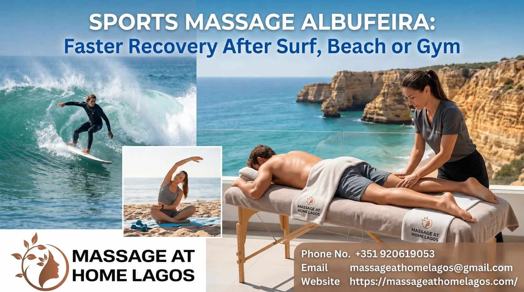 Sports Massage Albufeira: Faster Recovery After Surf, Beach or Gym