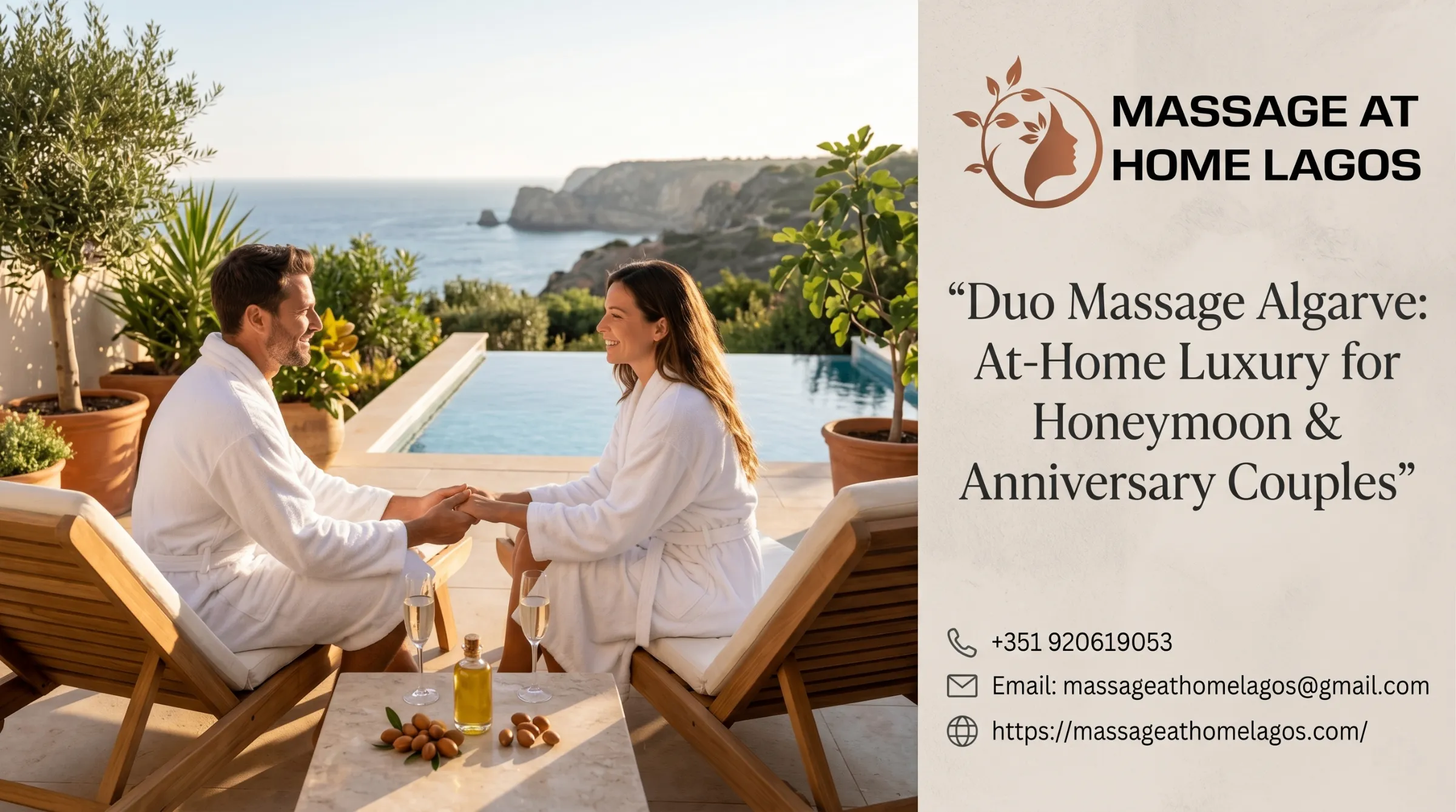 Duo Massage Algarve: At-Home Luxury for Honeymoon & Anniversary Couples