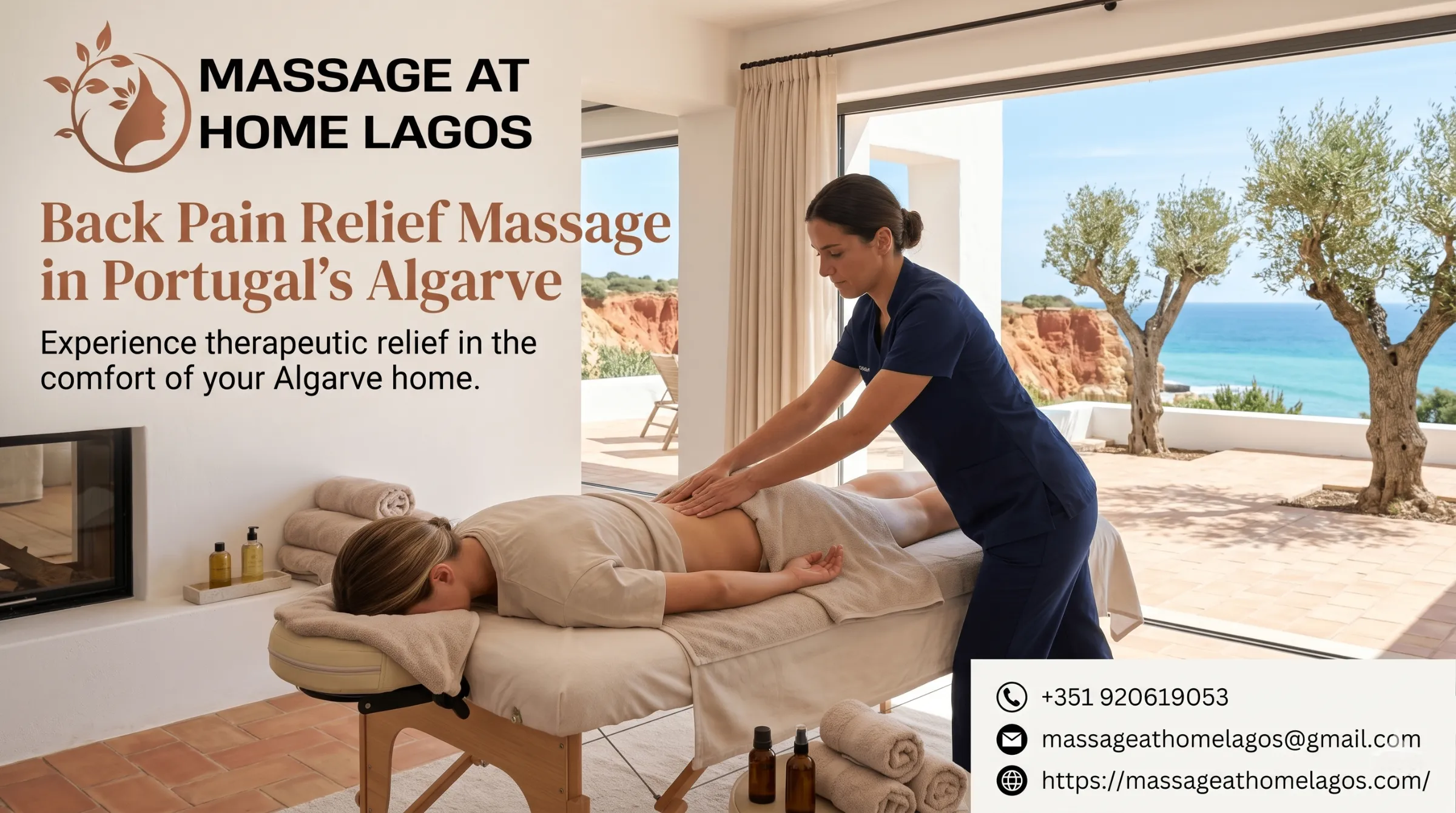 Back Pain Relief Massage in Portugal's Algarve
