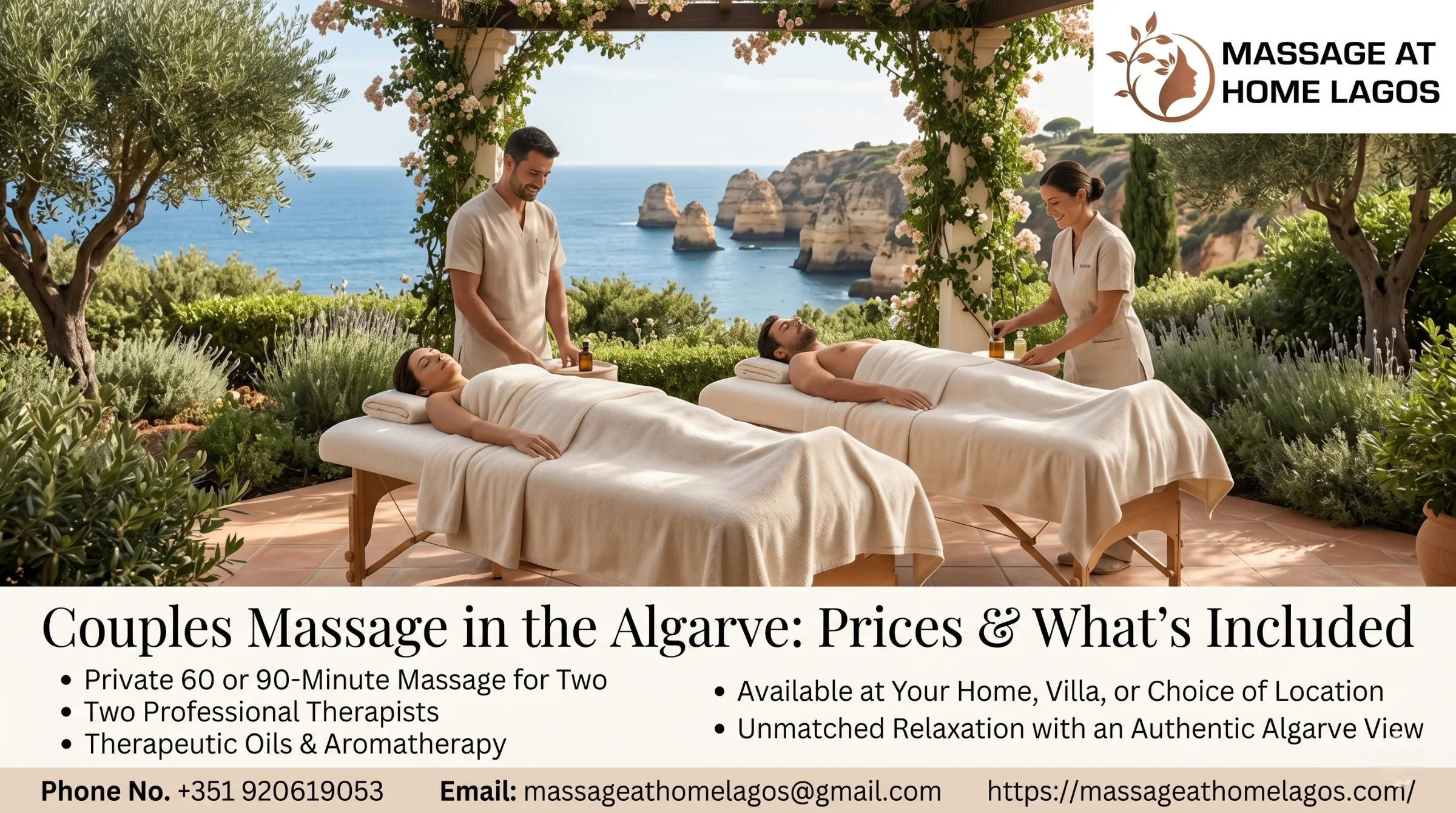 Couples Massage in the Algarve: Prices & What's Included