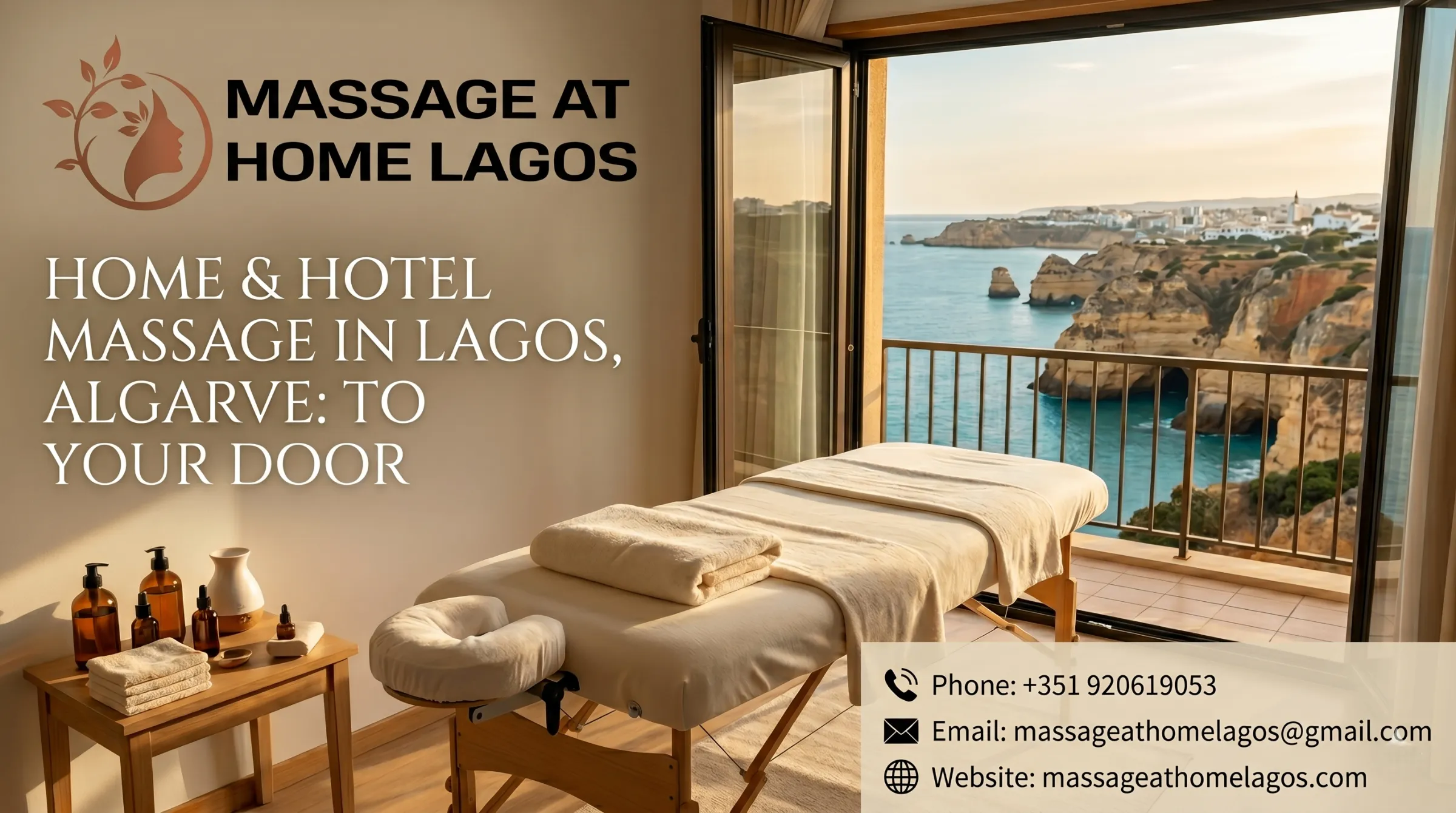 Home & Hotel Massage in Lagos, Algarve: To Your Door