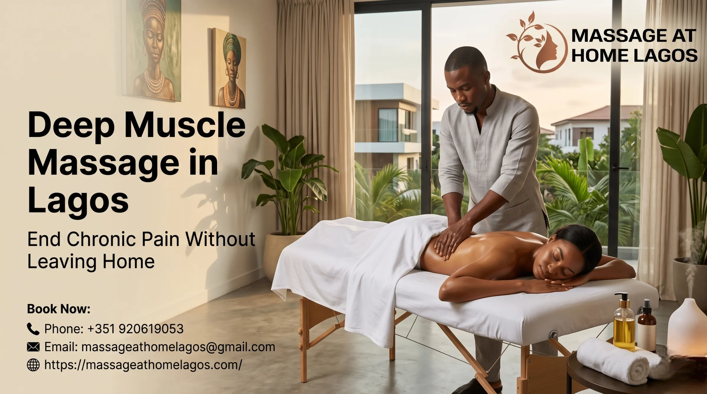 Deep Muscle Massage in Lagos: End Chronic Pain Without Leaving Home