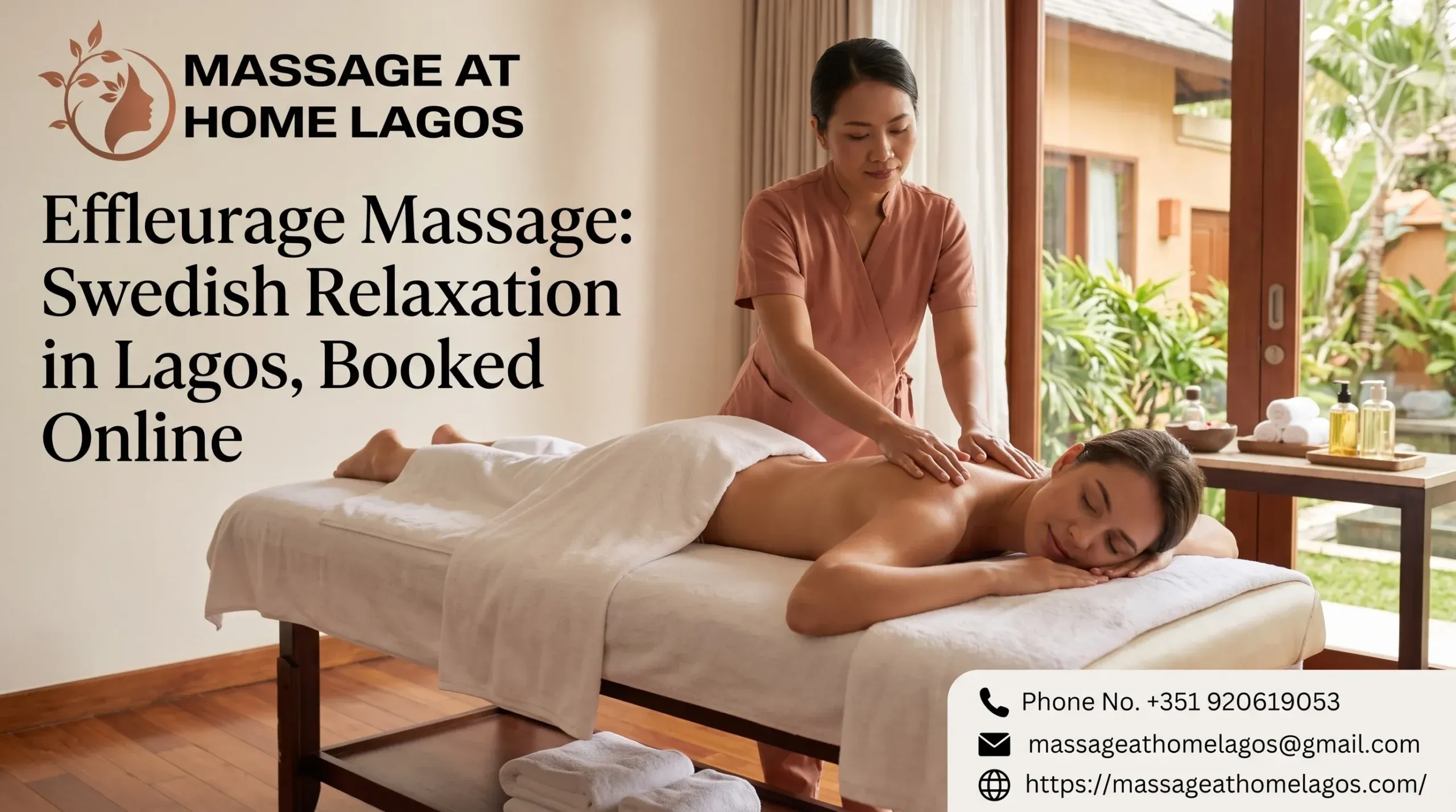 Effleurage Massage: Swedish Relaxation in Lagos, Booked Online
