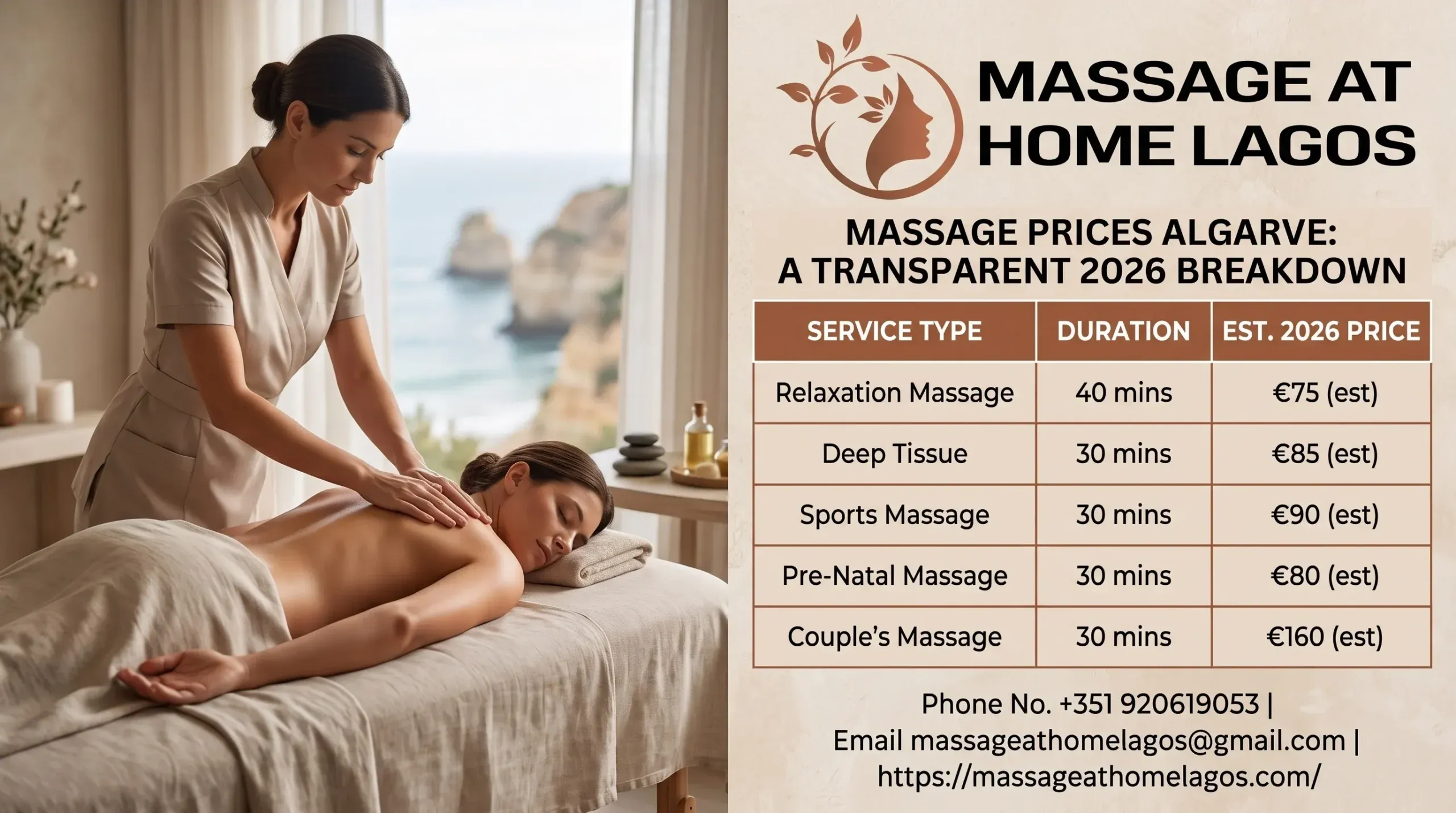 Massage Prices Algarve: A Transparent 2026 Breakdown