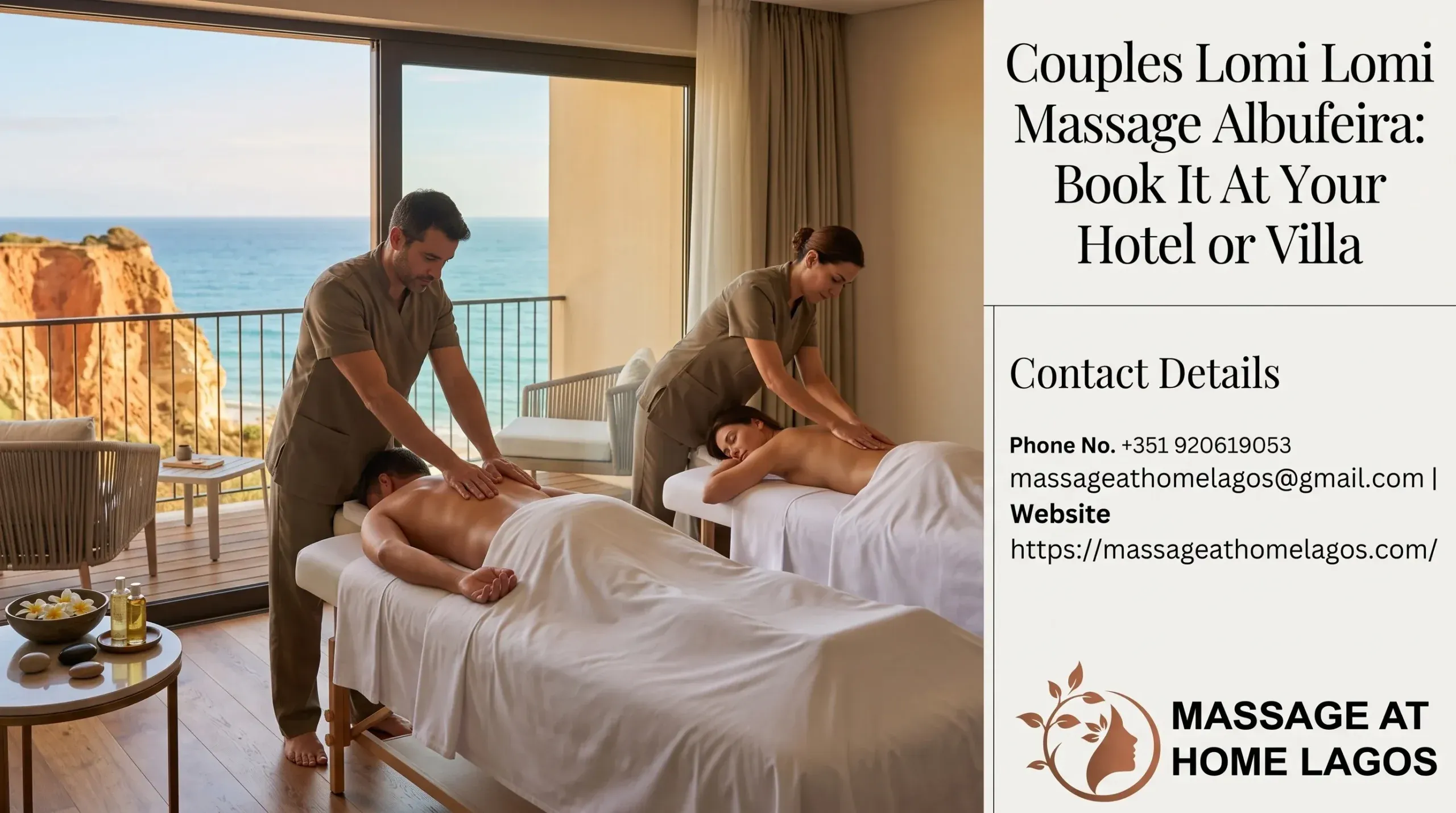 Couples Lomi Lomi Massage Albufeira: Book It At Your Hotel or Villa